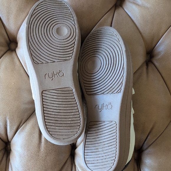 Ryka Cream Athletic Shoes with Tan Sole - Picture 6 of 6